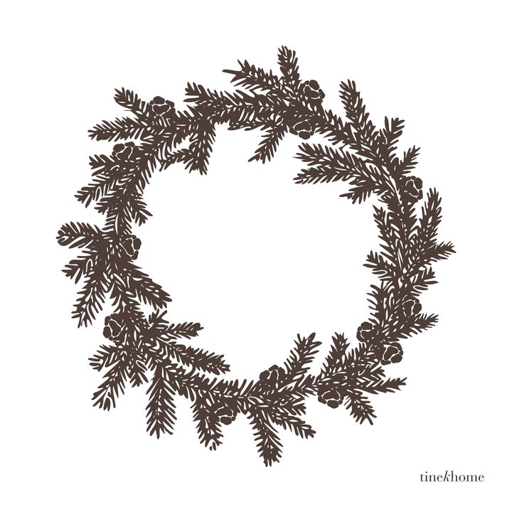 Tine K Home middagsservietter Papercypress Mocca