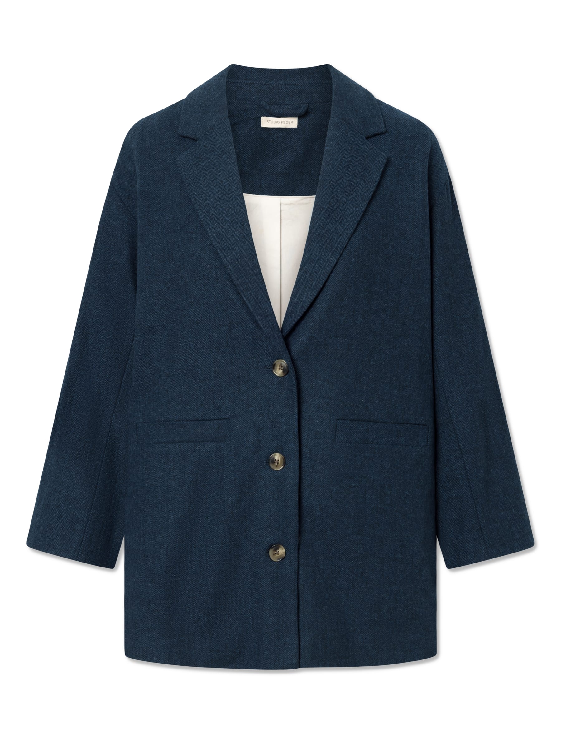 Studio Feder Luis blazer wool navy