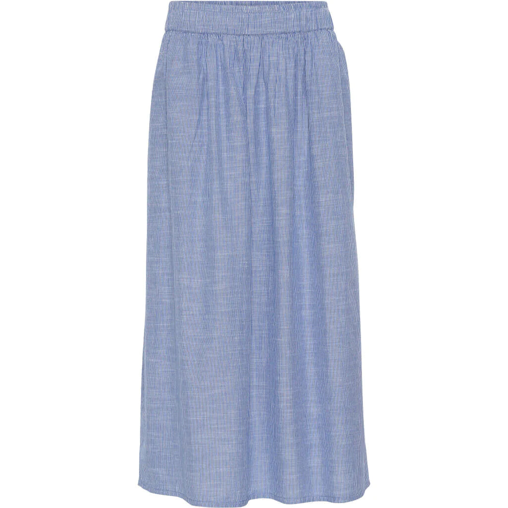 Helsinki skirt medium blue stripe