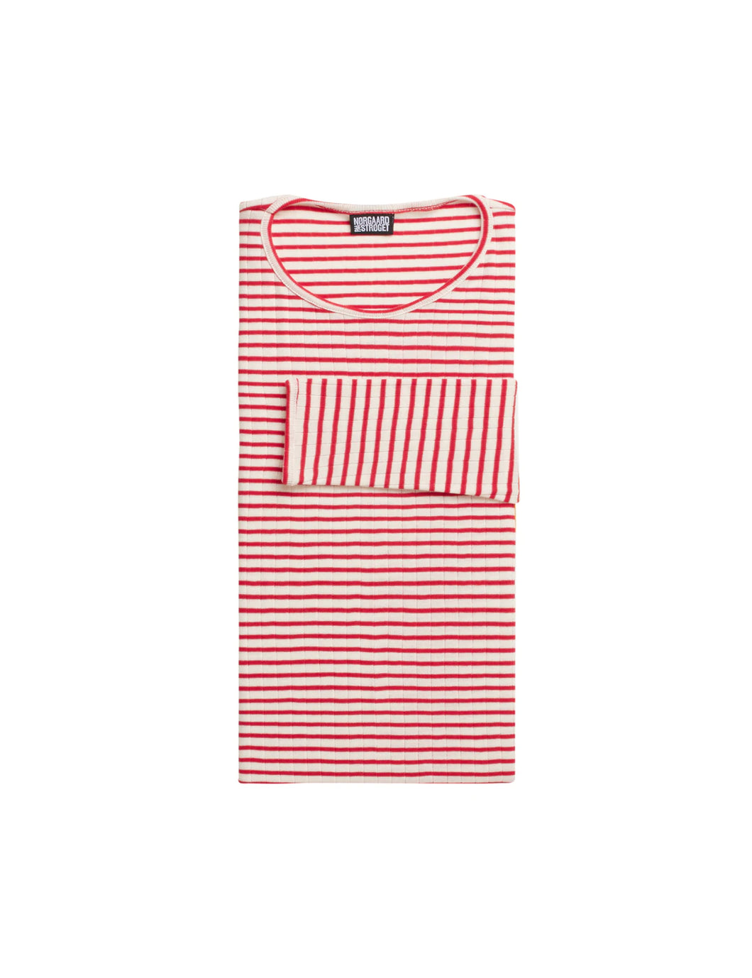 NPS stripes ecru/rød